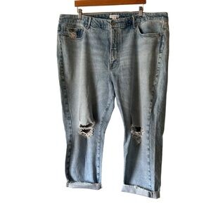 Good American Straight Leg Jeans Size 22